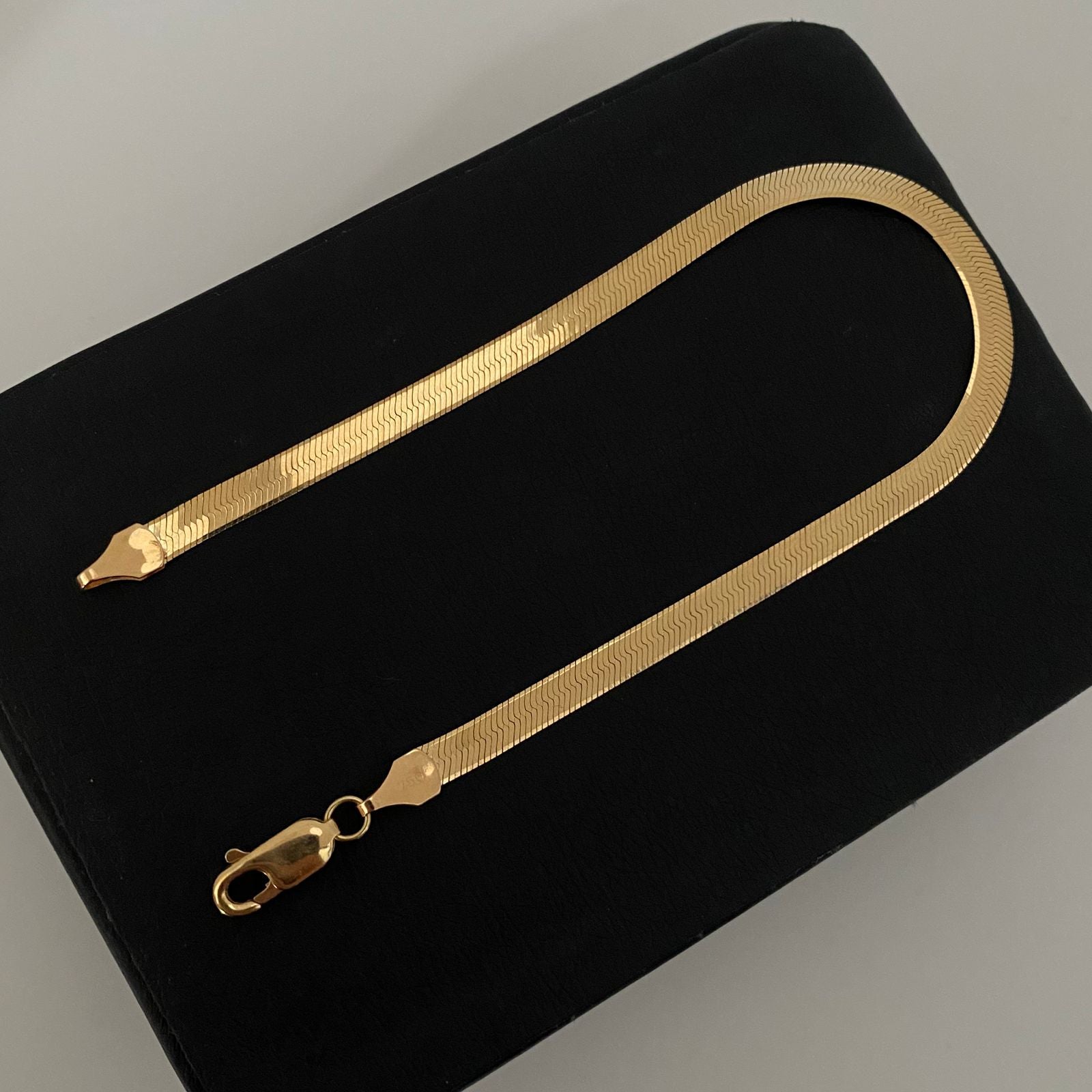 Pulso It espejo Oro amarillo 18k +2 / 3,65 Gr / 3,7 mm / 19 Cm